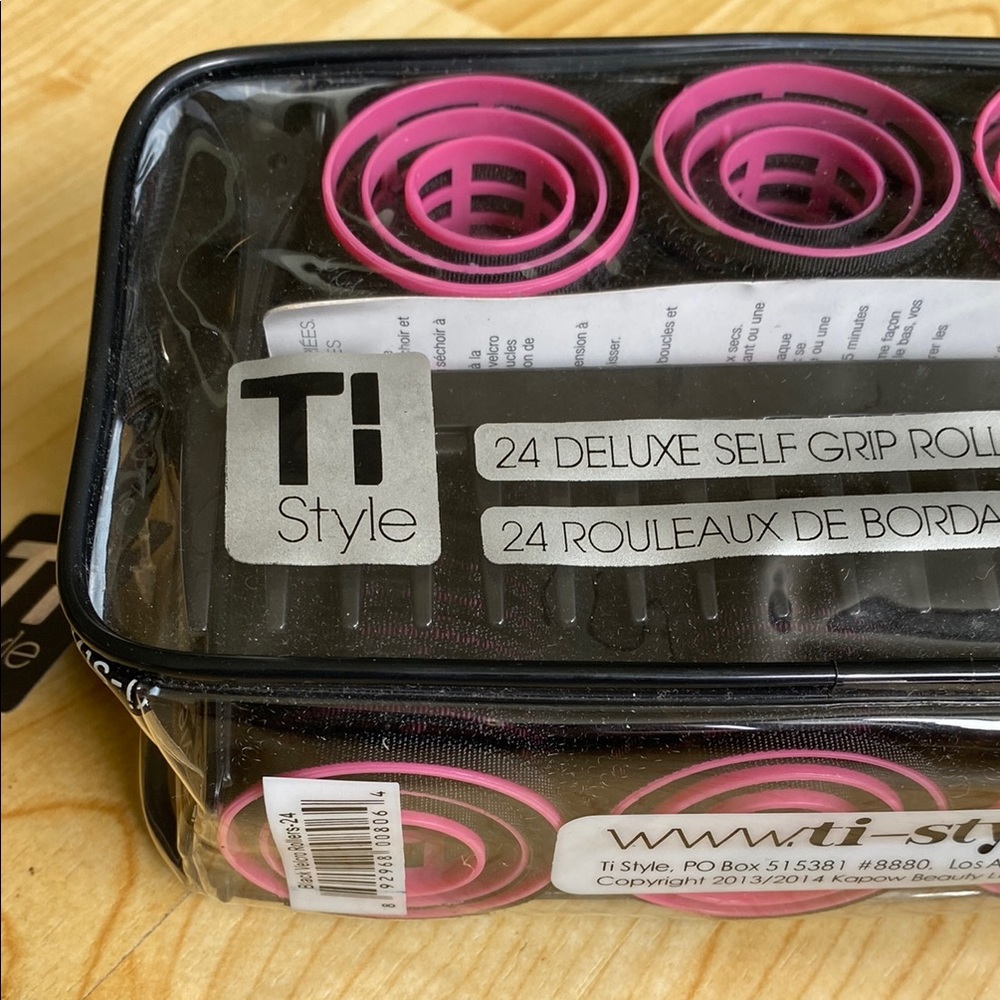 Pink Self Grip Hair Rollers